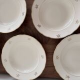 Set of 7 antique deep plates Villeroy & Boch – Mettlach