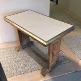 Wood and Formica bistro table