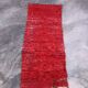 Red Boujad Moroccan rug - 207 x 88 cm