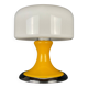 Mid-century Italian yellow table lamp from the 1970s.