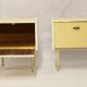 Pair of bedside tables from the middle of the century, 1950s