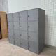 Large patinated locker cabinet (renovated)