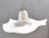 White Murano Glass Pendant Marked La Murrina, Italy, 1980s