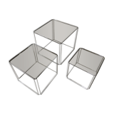 Side tables Max Sauze for Isosceles 1970