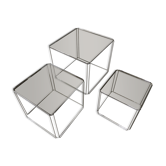 Side tables Max Sauze for Isosceles 1970