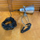 Old ikea fas clip lamp model k0201 globe aluminium vintage #e