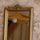 Miroir doré ancien 32x84cm