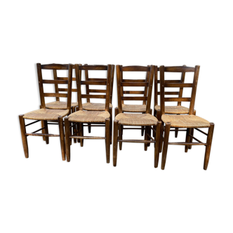 Series of 8 chairs