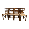 Series of 8 chairs