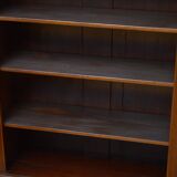 Edwardian Mahogany and Inlaid Open bookcase