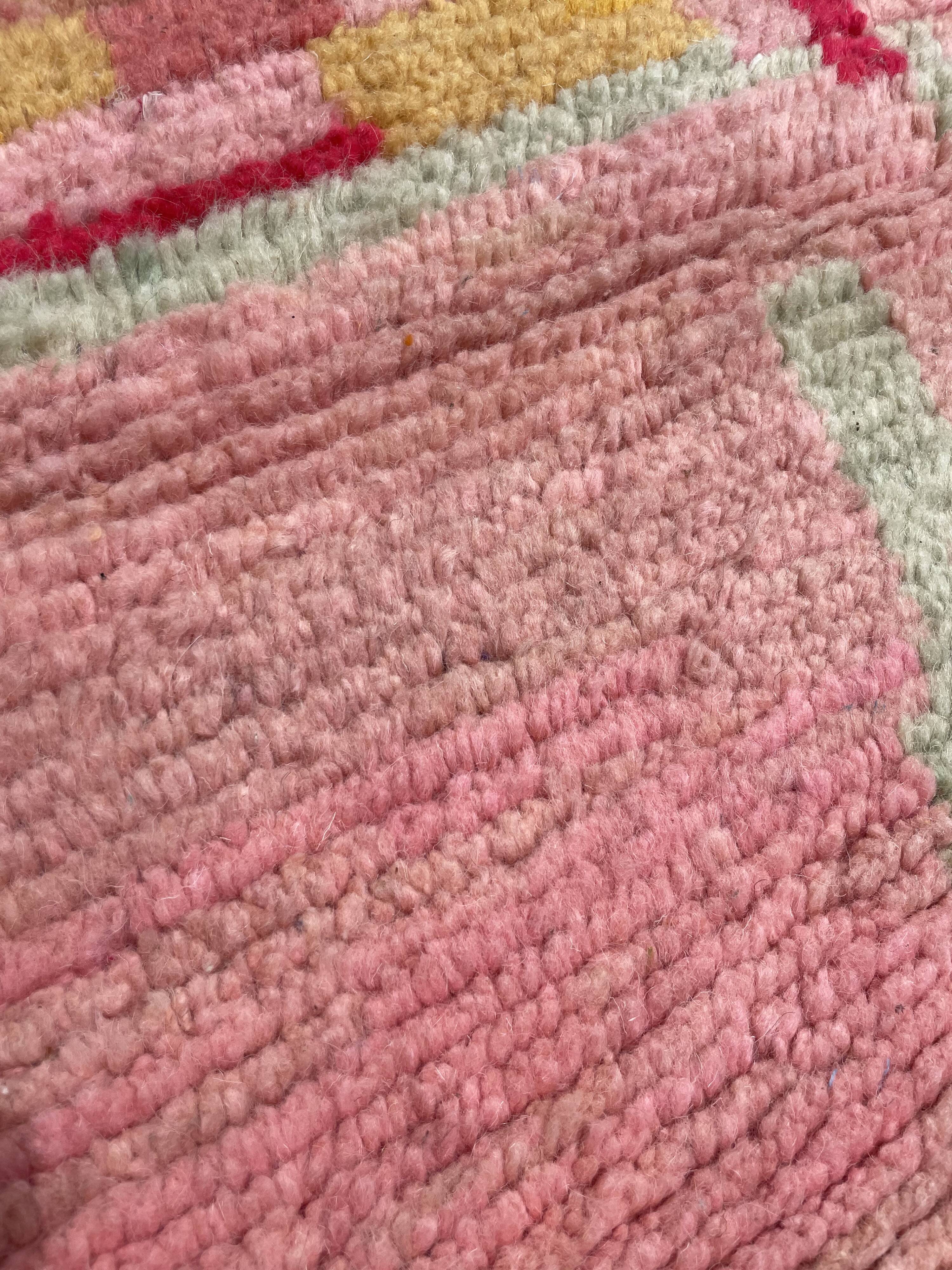 Colorful rugs berbere boujad