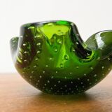 Vintage Italian Bullicante glass bowl from Murano.