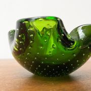 Vintage Italian Bullicante glass bowl from Murano.
