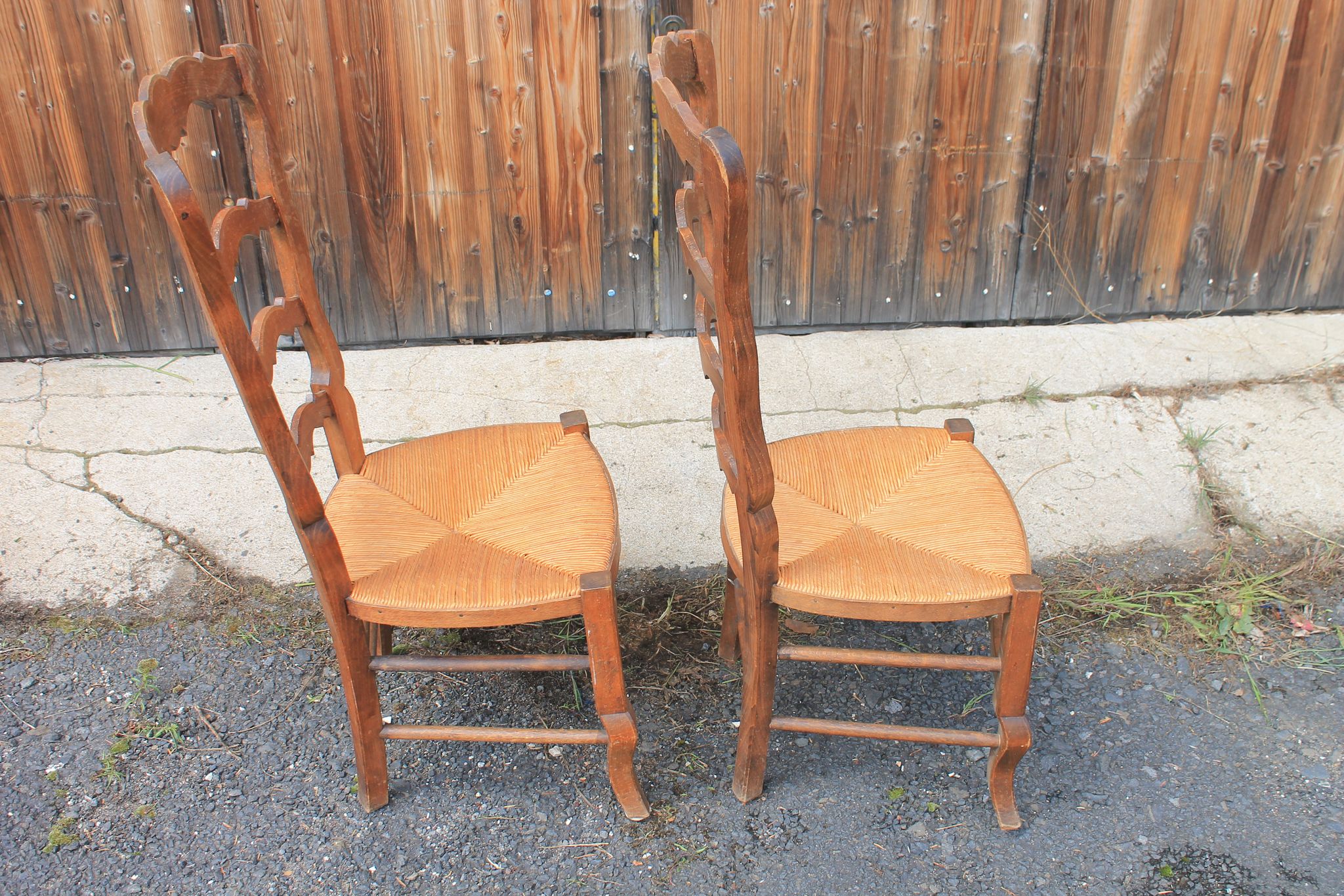 Paire de chaises de nourrice