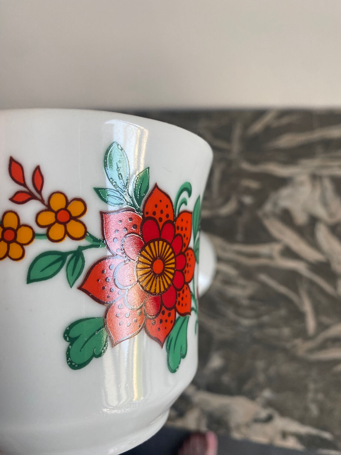 Vintage sugar bowl from the 70s