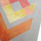 Geometric linen canvas paint