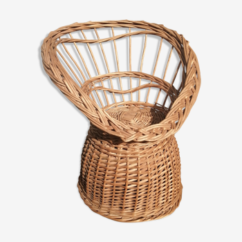 Children's rattan chair