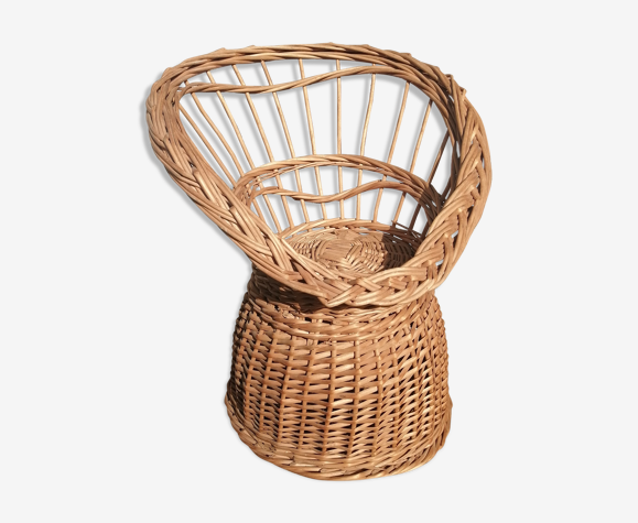Fauteuil rotin enfant