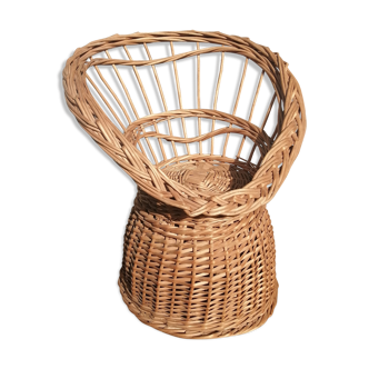 Children's rattan chair