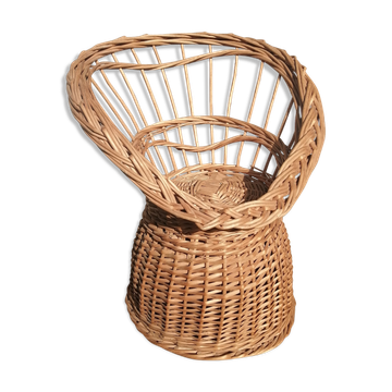 Fauteuil rotin enfant