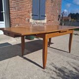 Scandinavian solid oak table from the 1960s-70s.