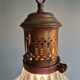Pair of Holophane wall lamps in grooved glass, 1920s-30s