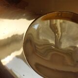 Antique and elegant Art Deco brass bowl