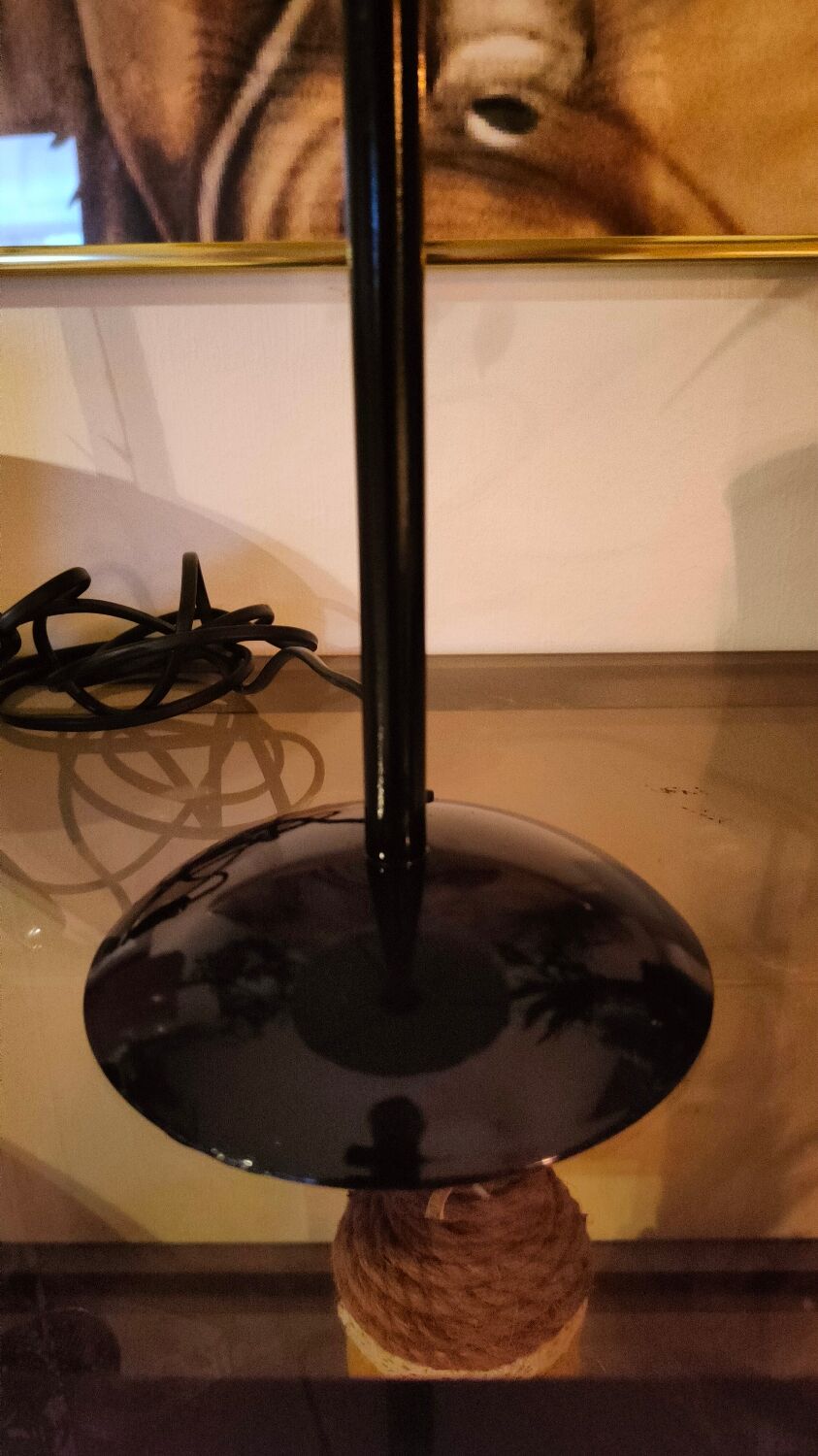 Vintage mushroom lamp 1980