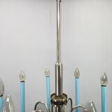 Art Deco Chandelier with Matching Sconces, Czechoslovakia 1930s