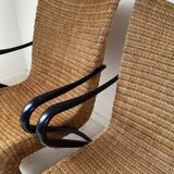 Rare pair of rattan easy chairs - Søren Lund