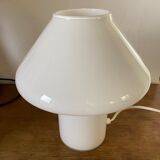 Mushroom lamp in opaline glass 80 years power 100 watts max