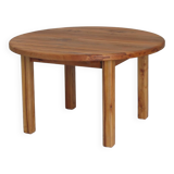 Dining table in solid oiled elm, Sénac edition