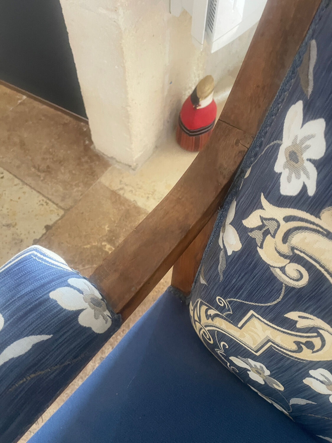 Voltaire armchair 19th century Restoration