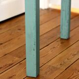 Patinoed wooden table