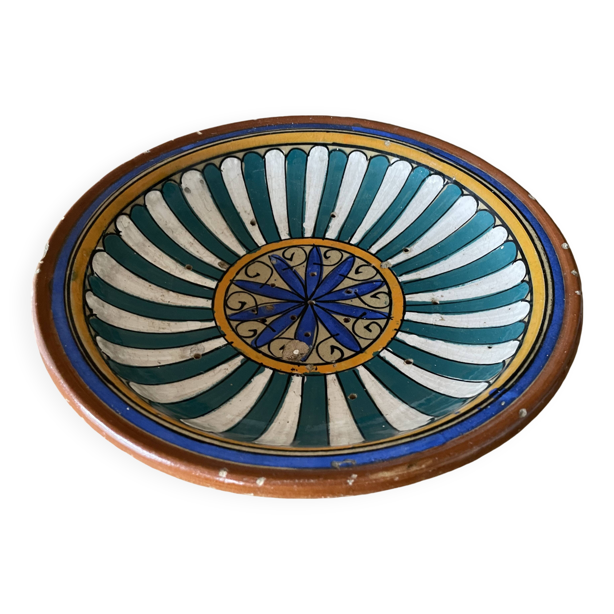 Old pierced dish Maghreb crafts