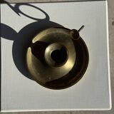 Antique gold hand candlestick H8 D14