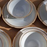 Service à thé en porcelaine de Sologne