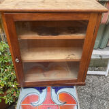 Vintage oak primary school display case