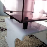 Table basse en altugas design années 70