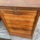 Bureau de notaire, meuble de métier, bois, vintage, début XXème.