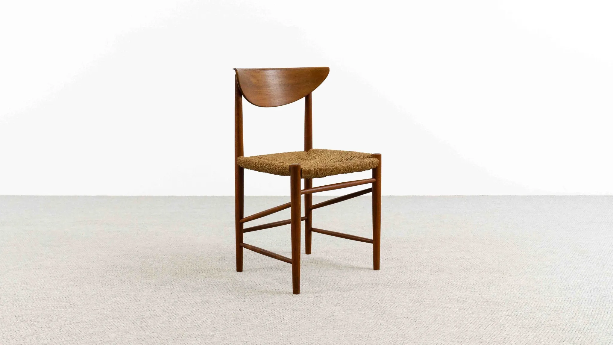 Chair Model “316” by Peter  Hvidt & Orla Molgaard-Nielsen in Teak