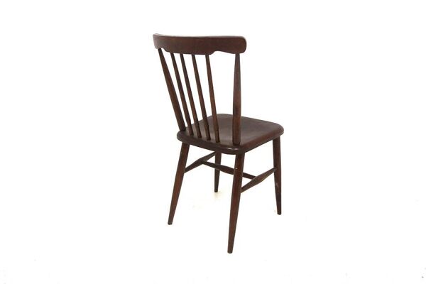 Chaise scandinave en hêtre, Suède, 1960