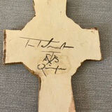 Celtic cross Jc Taburet in Quimper ceramic