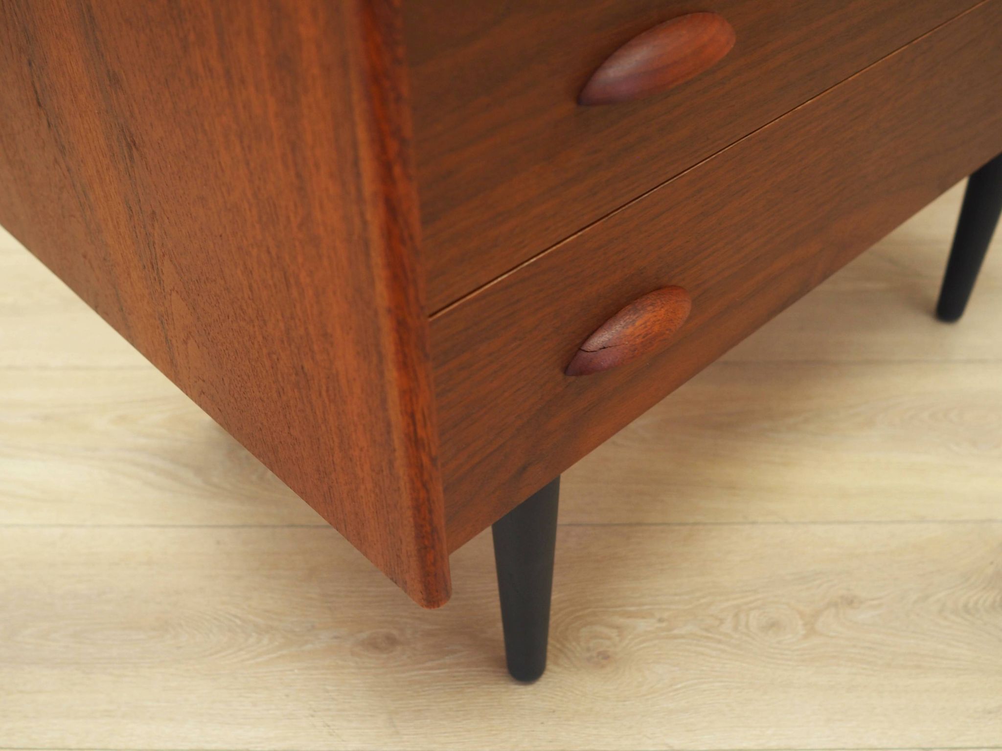 Coiffeuse en teck, design danois, années 1970, production : Danemark