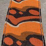 130 x 70 cm rectangular orange seventies carpet