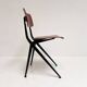 Set of 4 school chairs by Ynske Kooistra for Marko Holland, 1960s.