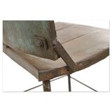 Industrial metal chair
