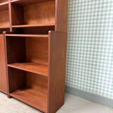 Vintage teak library from the 1960s.