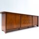 Buffet en bois avec tiroirs datant du milieu du siècle dernier - Italie, années 1960