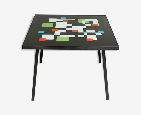 Table base design pieds métal